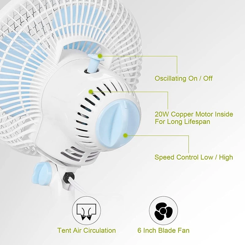Grow Tent Clip Fan (5)
