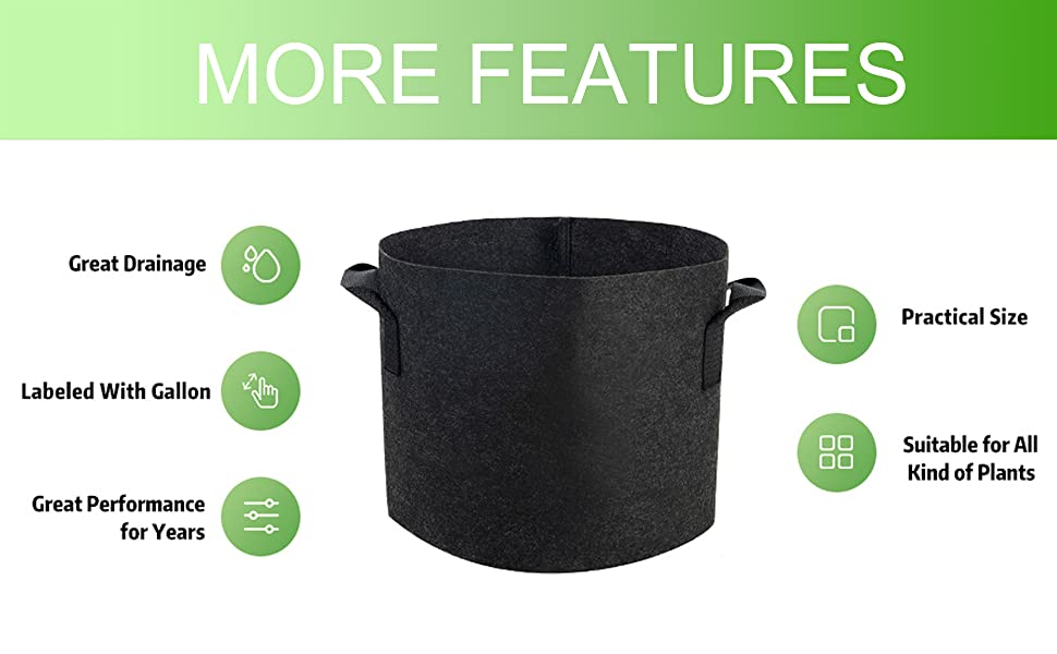 5gallon fabric plant grow bag5 5gallon fabric plant grow bag5