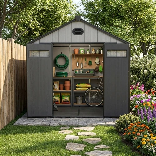 Is a Small Plastic Shed Better Than Wood for Small Backyards?