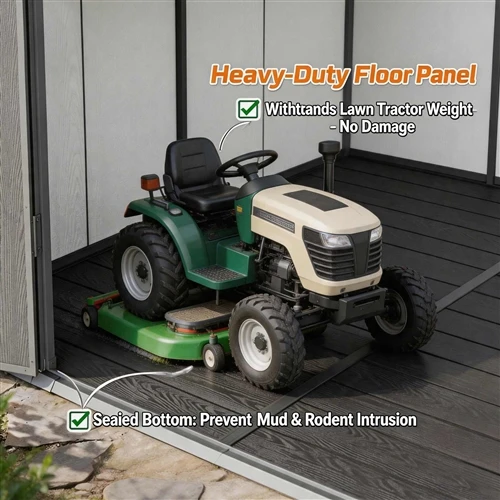 Key Advantages of Resin Sheds with a Floor Base