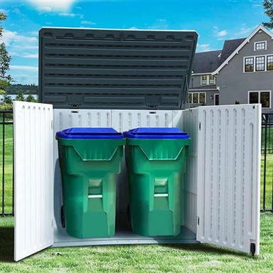 Resin Horizontal Storage Shed