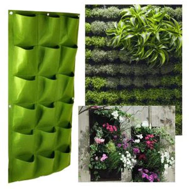 18Pocket Hydroponic Vertical Hanging Garden Grow Bags