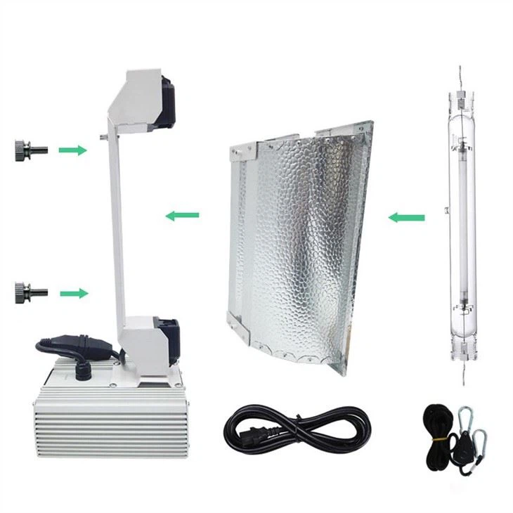 Electronic Ballast 600W 1000W Ballast MH HPS Reflector Combo For Hydroponics And Greenhouse