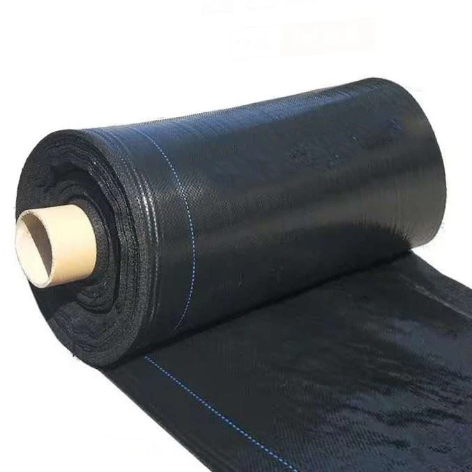 4m Width PP Woven Ground Cover Weed Control Fabric Weed Barrier Mat For Garden Farm Anti Grass Mat