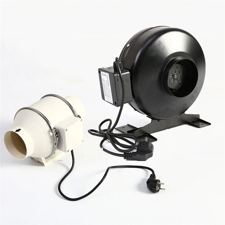 4 Inch 189 CFM Inlin Duct Fan With Carbon Filter And Ducting Pipe Air Filtration Combo For Grow Tent Ventilation