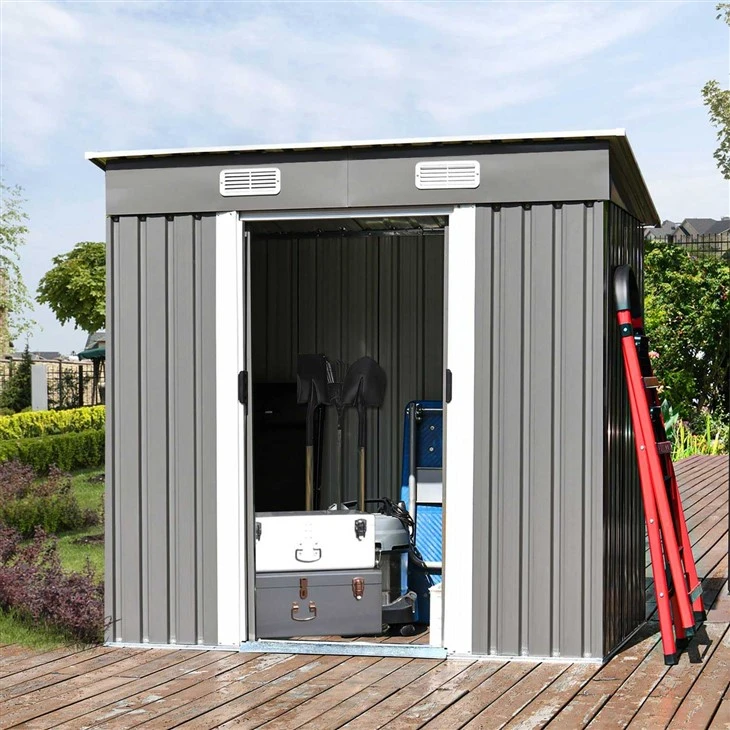 Garden Shed Metal Outdoor Shed Storage House Plastic