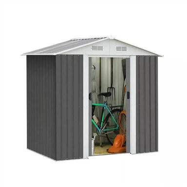 Galvanized Steel Backyard Tool Shed