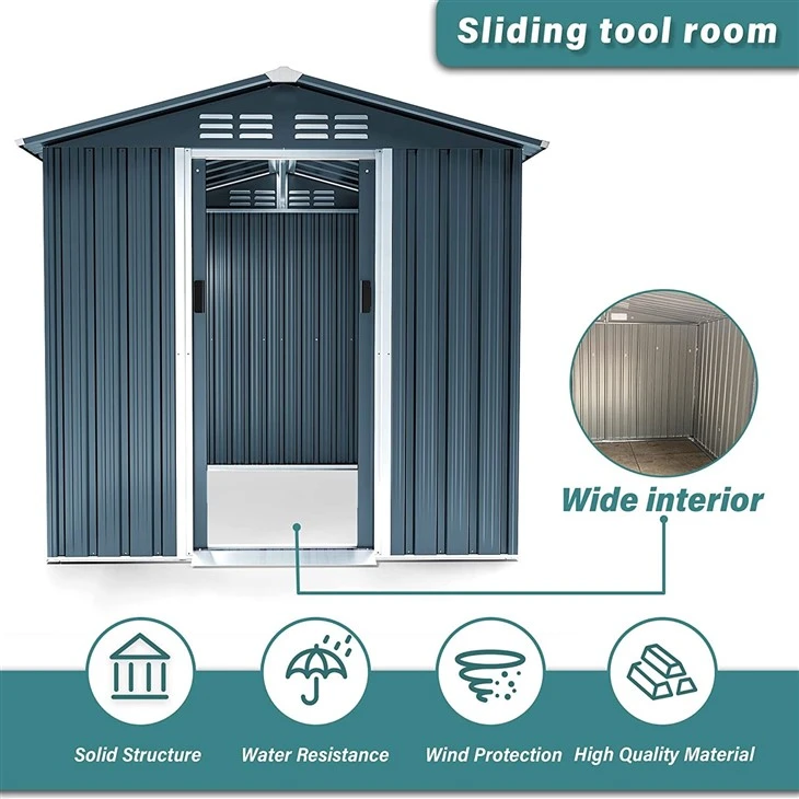 Tool Shed Metal Sheds Storage Outdoor House